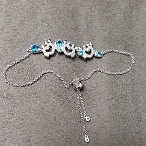 Sterling Silver Crab Adjustable Bracelet